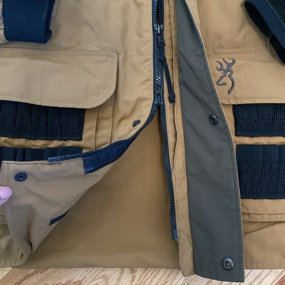 Browning Waxed Field Jacket Coat Mens M Bird Hunting activewear outdoor Utility - Picture 7 of 16